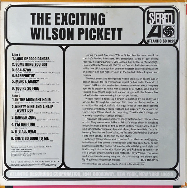 The Exciting Wilson Pickett