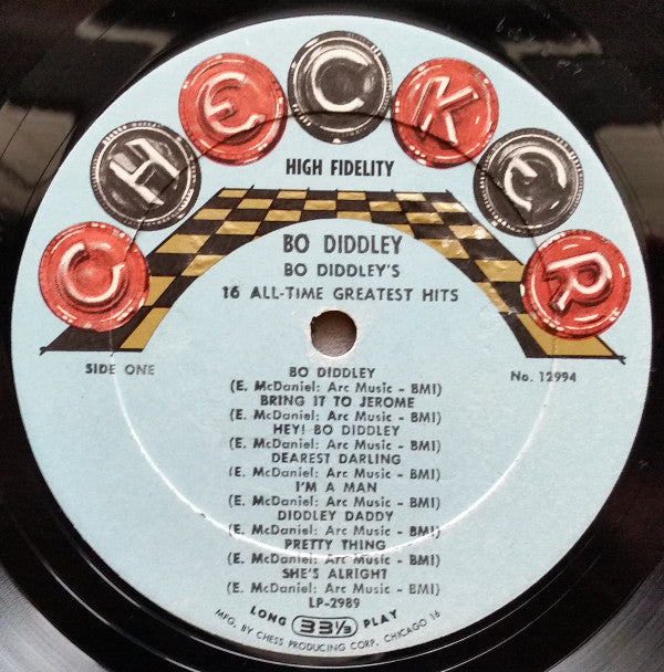 Bo Diddley's 16 All-Time Greatest Hits