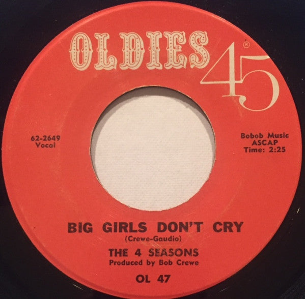 Big Girls Don't Cry / Connie-O