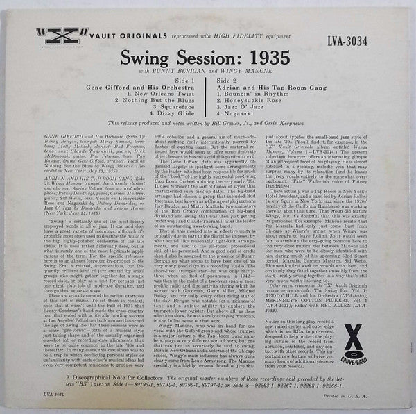 Swing Session: 1935