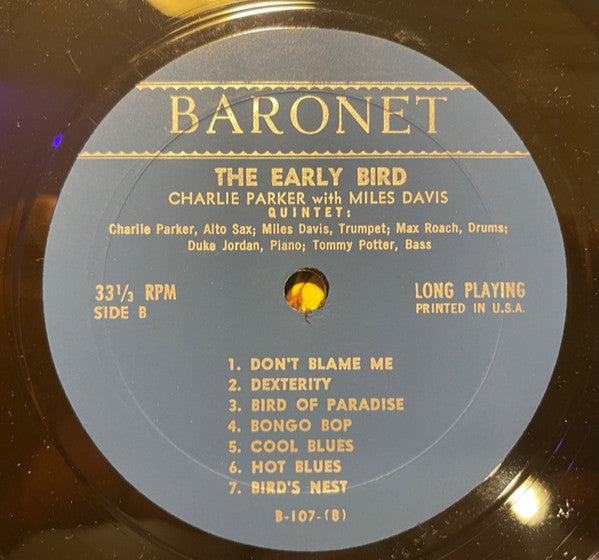 Charlie Parker With Miles Davis - The Early Bird