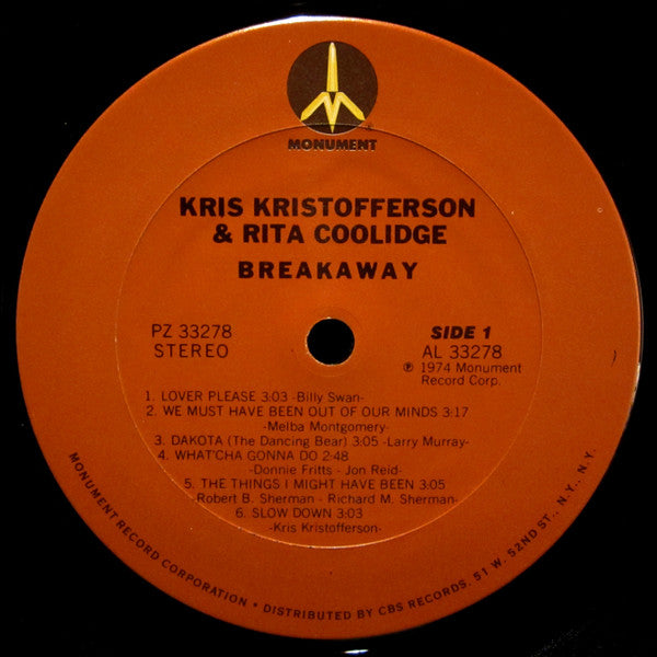 Kris Kristofferson & Rita Coolidge - Breakaway