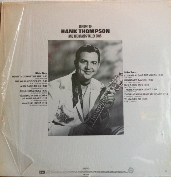 The Best Of Hank Thompson And The Brazos Valley Boys