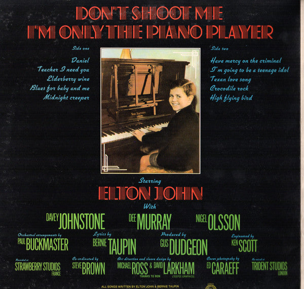 Don't Shoot Me I'm Only The Piano Player