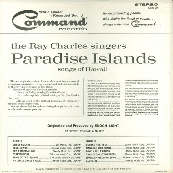 Paradise Islands: Songs Of Hawaii