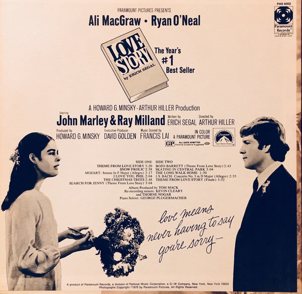 Love Story - Music From The Original Soundtrack by Francis Lai