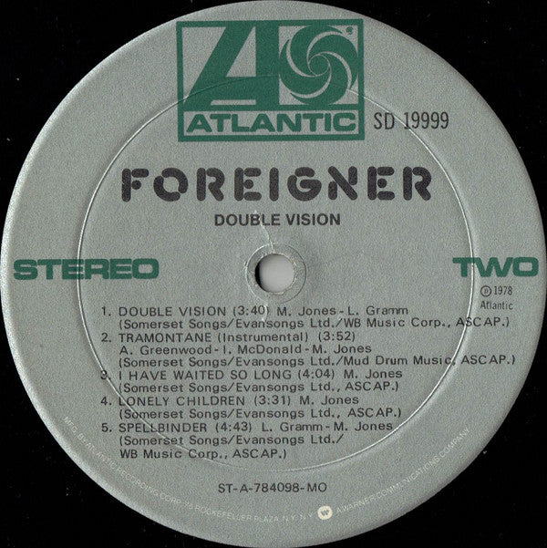 Foreigner - Double Vision