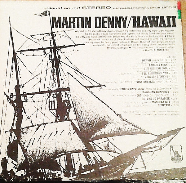 Martin Denny Plays The Theme From The United Artists Motion Picture Hawaii