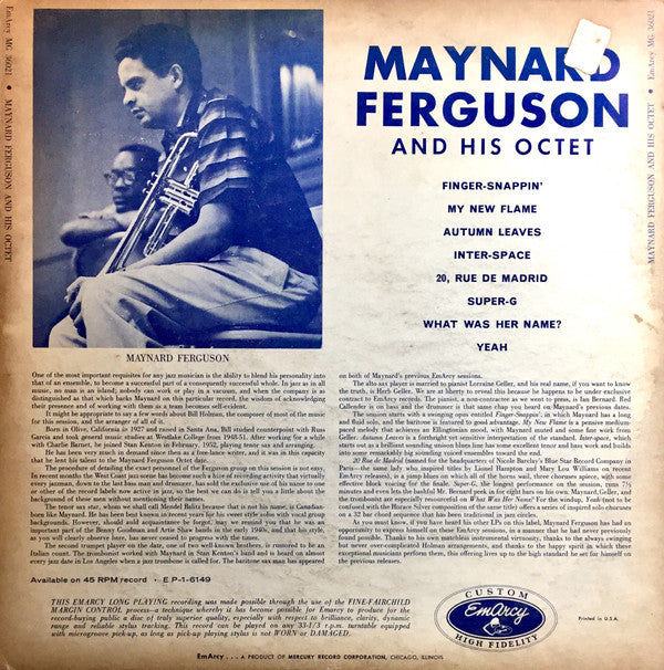 Maynard Ferguson And His Octet