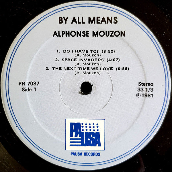 Alphonse Mouzon - By All Means