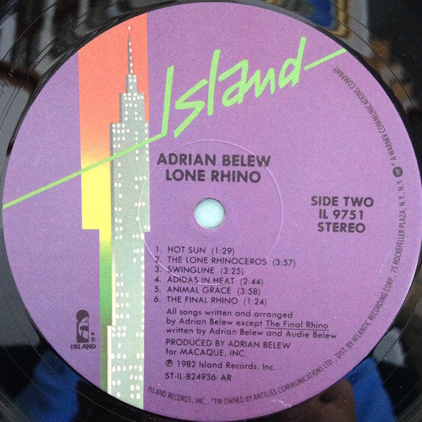 Adrian Belew - Lone Rhino