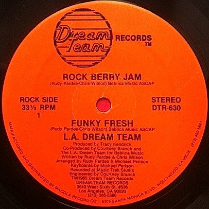 L.A. Dream Team - Rockberry Jam With Funky Fresh