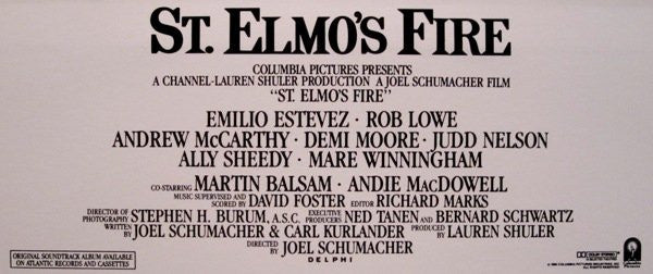 St. Elmo's Fire (Original Motion Picture Soundtrack)