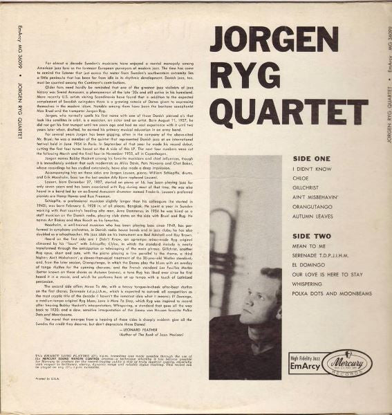 Jorgen Ryg Jazz Quartet