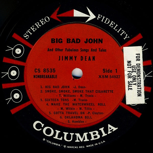 Big Bad John And Other Fabulous Songs And Tales