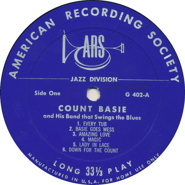 Count Basie And His Band That Swings The Blues