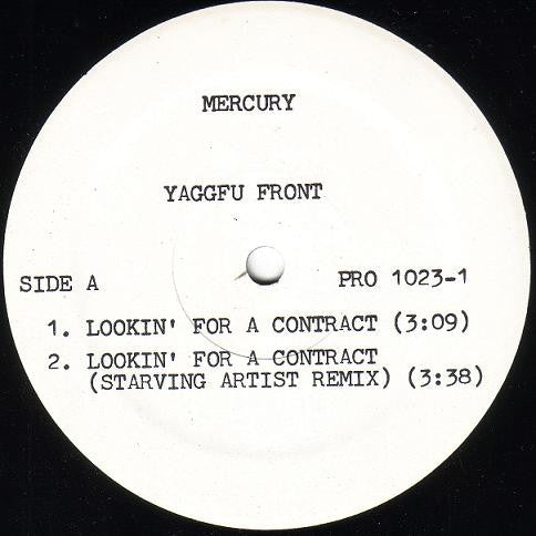 Yaggfu Front - Lookin' For A Contract / Slappin' Suckas Silly