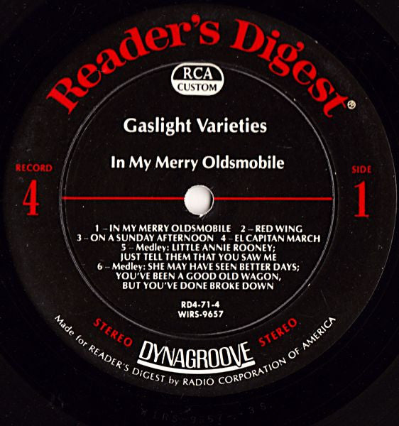 Gaslight Varieties, The Happy Music Of The Gay Nineties