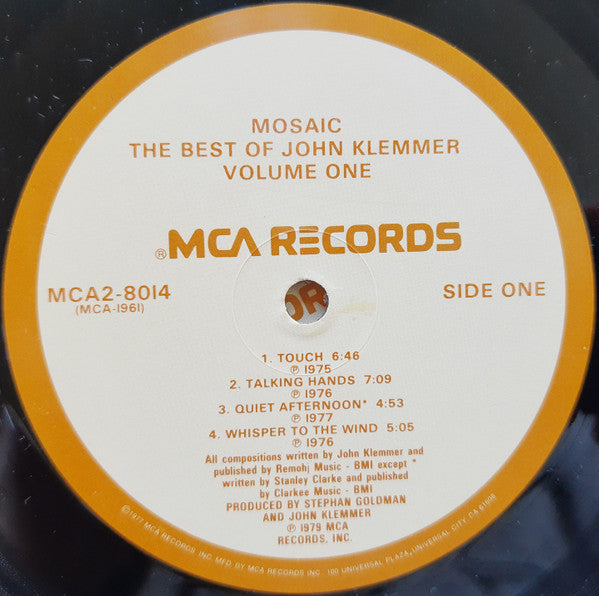 Mosaic - The Best Of John Klemmer Volume One