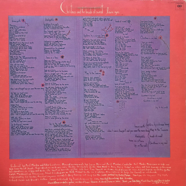 Laura Nyro - Christmas And The Beads Of Sweat
