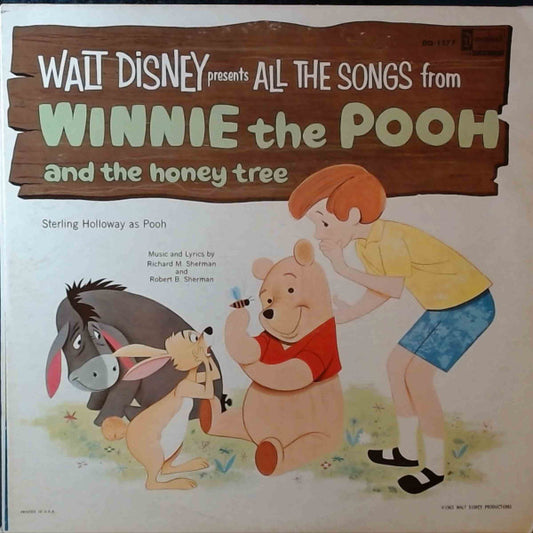 Walt Disney Presents All The Songs From Winnie The Pooh And The Honey Tree