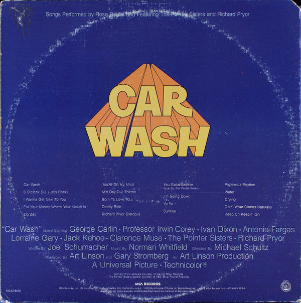 Car Wash (Original Motion Picture Soundtrack)