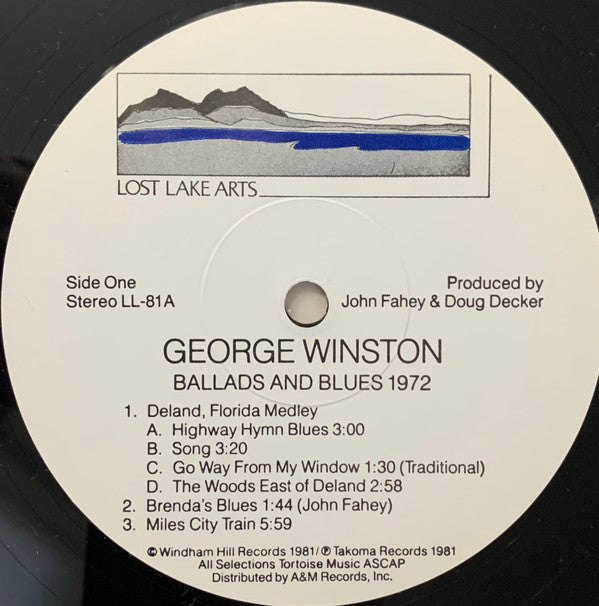 George Winston - Ballads And Blues 1972