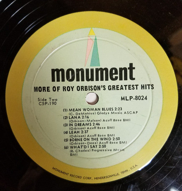 More Of Roy Orbison's Greatest Hits