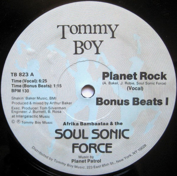 Afrika Bambaataa & Soulsonic Force Music By Planet Patrol - Planet Rock
