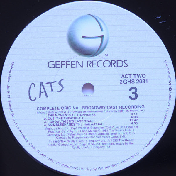 Cats (Complete Original Broadway Cast Recording)