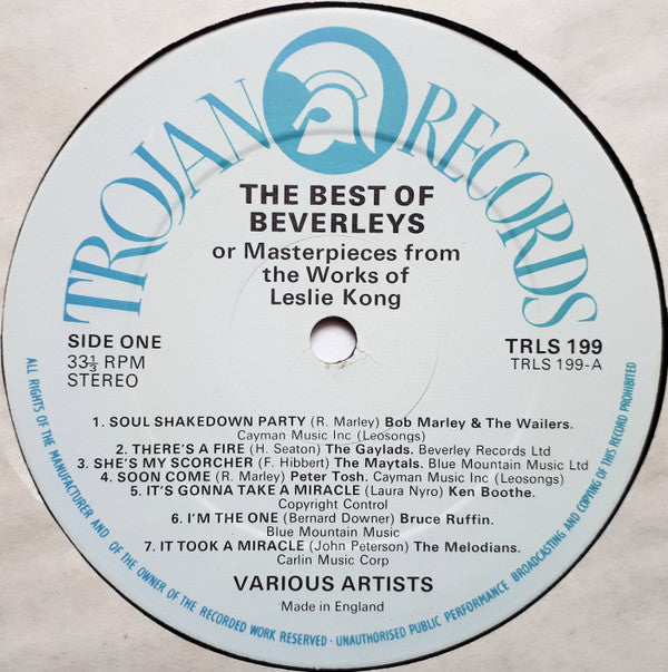 The Best Of Beverley's Records (Or Masterpieces From The Works Of Leslie Kong)