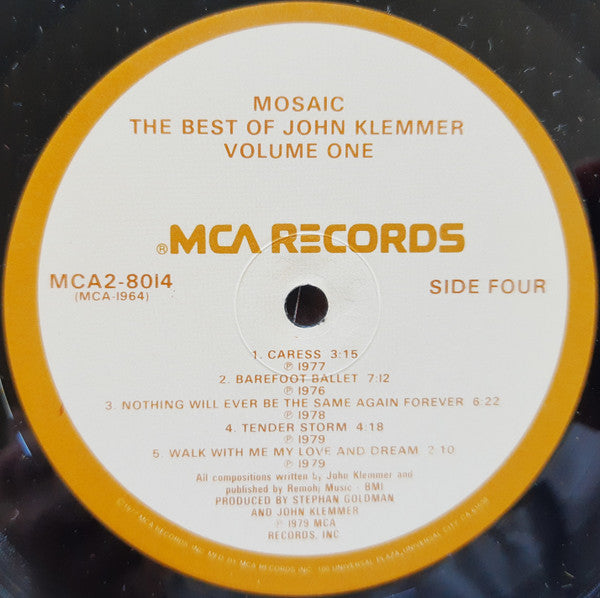 Mosaic - The Best Of John Klemmer Volume One