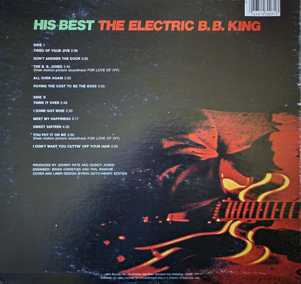 His Best - The Electric B.B. King