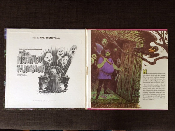 Disneyland Story and Song From the sold Haunted Mansion Vinyl LP Album Book 1969