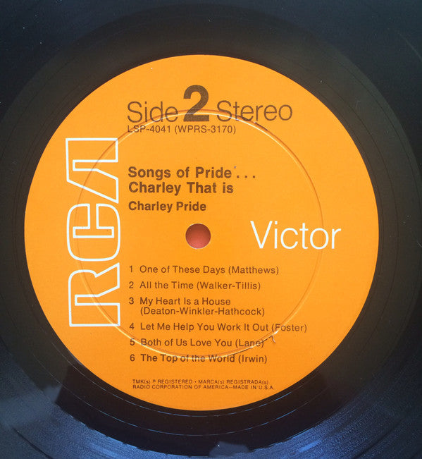 Songs Of Pride...Charley That Is