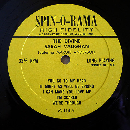 The Divine Sarah Vaughan Sings