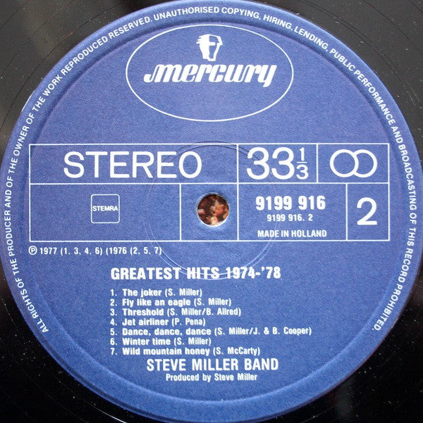 Steve Miller Band - Greatest Hits 1974-78