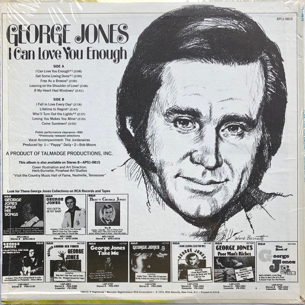George Jones - I Can Love You Enough