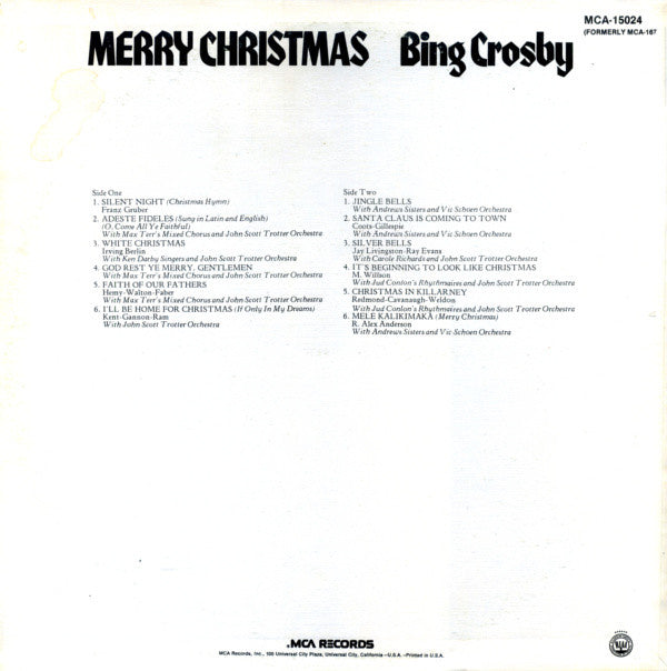 Bing Crosby - Merry Christmas