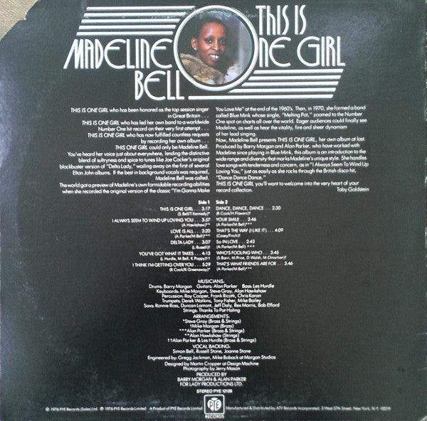 Madeline Bell - This Is One Girl