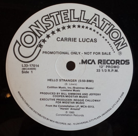 Carrie Lucas - Hello Stranger