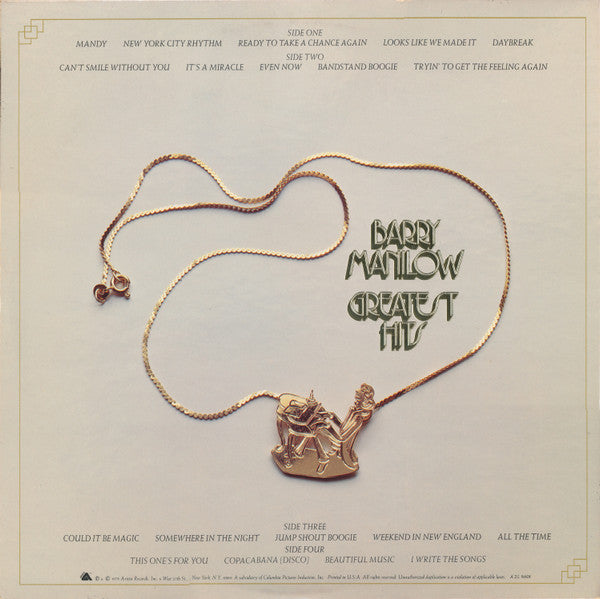 Barry Manilow - Greatest Hits