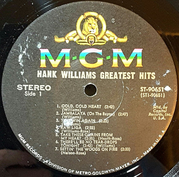 Hank Williams' Greatest Hits