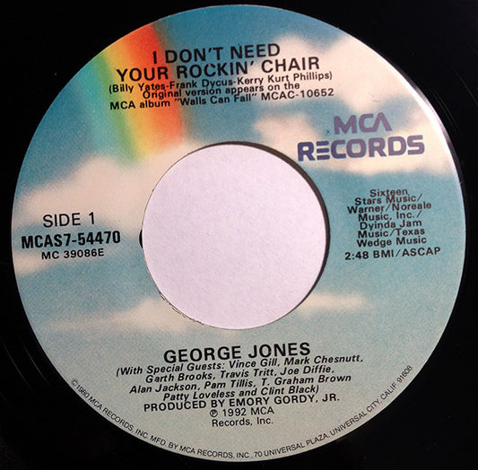 George Jones - I Don't Need Your Rockin' Chair \ Finally Friday
