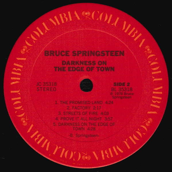 Bruce Springsteen - Darkness On The Edge Of Town