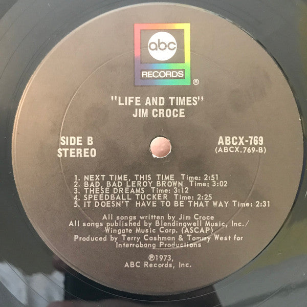 Jim Croce - Life And Times