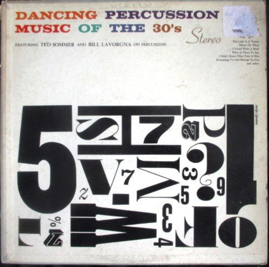 Dancing Percussion Music Of The 30's