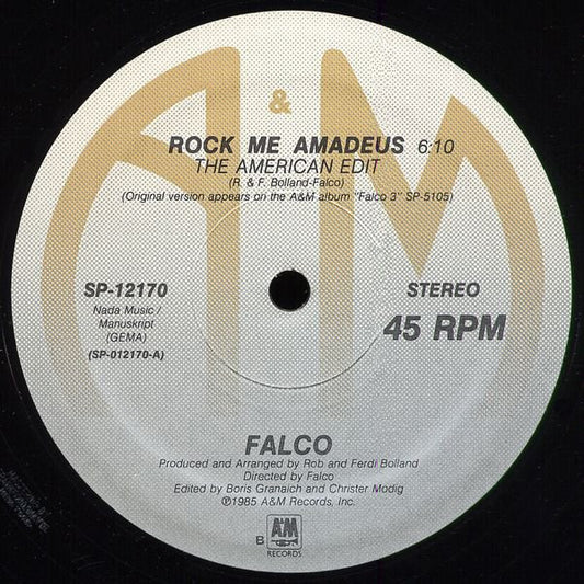 Falco - Rock Me Amadeus / Vienna Calling