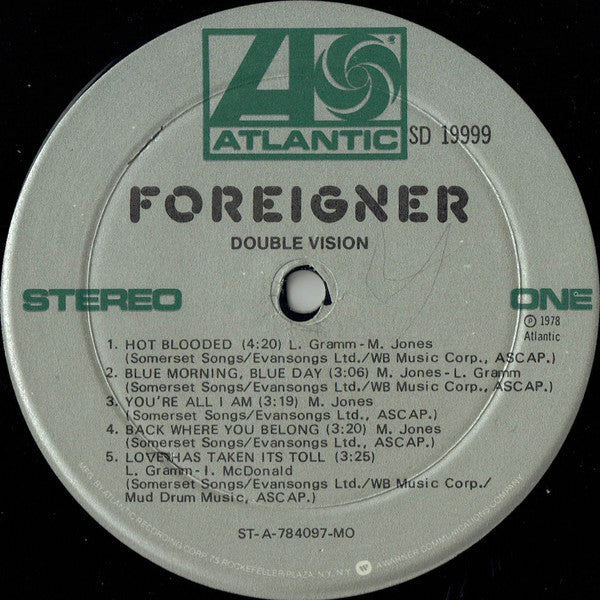 Foreigner - Double Vision