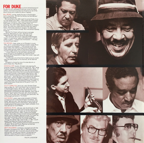 Bill Berry And His Ellington Allstars - For Duke